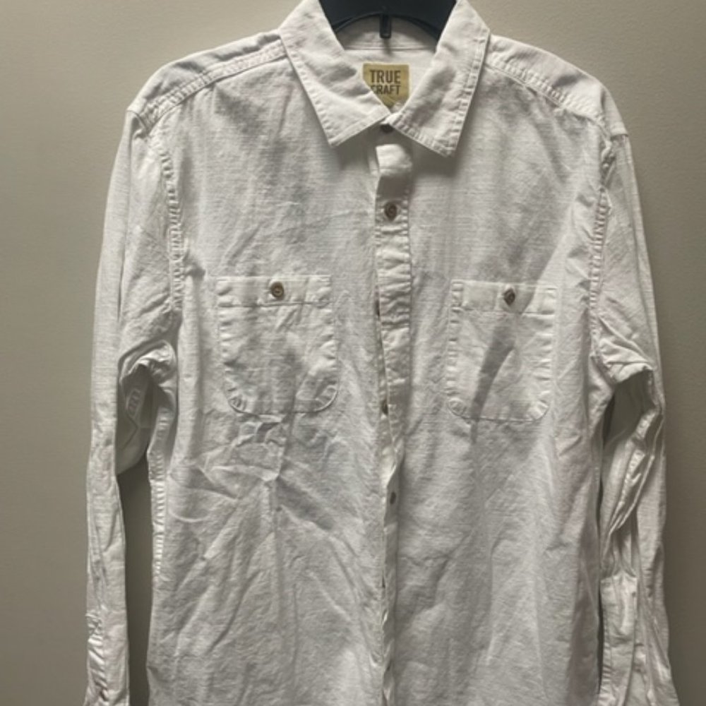 Long sleeve white button up